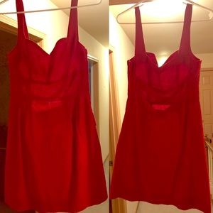 Red Linen Dress from Urban Outfitters
